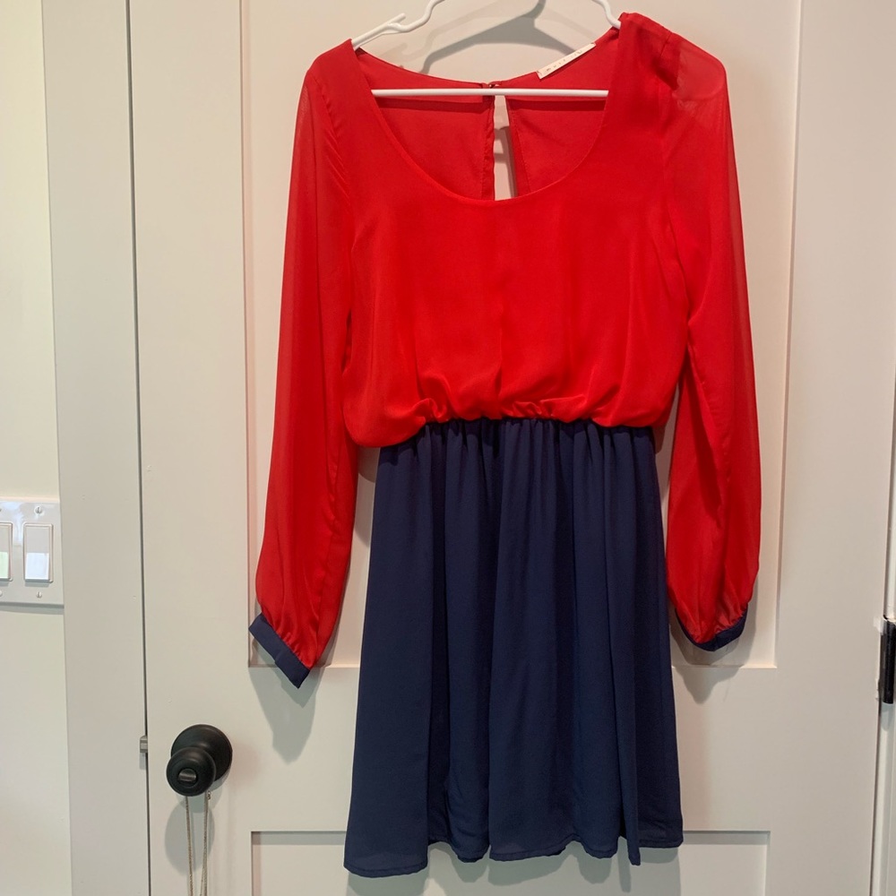 Must Have Long Sleeve Open Back Dress
